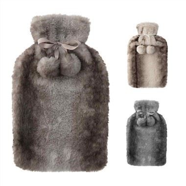 BS rubberen warmwaterzak met bonthoes