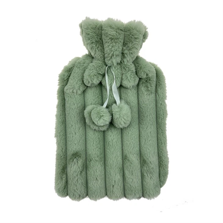 water-filling hot water bottle fur covers 